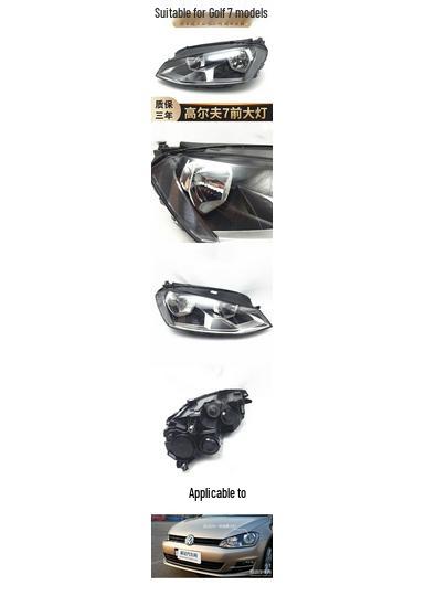 

Volkswagen Golf 2013-2017 Headlight Assembly: High/Low Beam Halogen Standard Co-driver Right