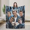 Jonathan Bailey Vintage Fiyero Tigelaar Blankets Super Warm Novelty Plush Throw Blanket For Boy Home Decor Flannel Bedspread