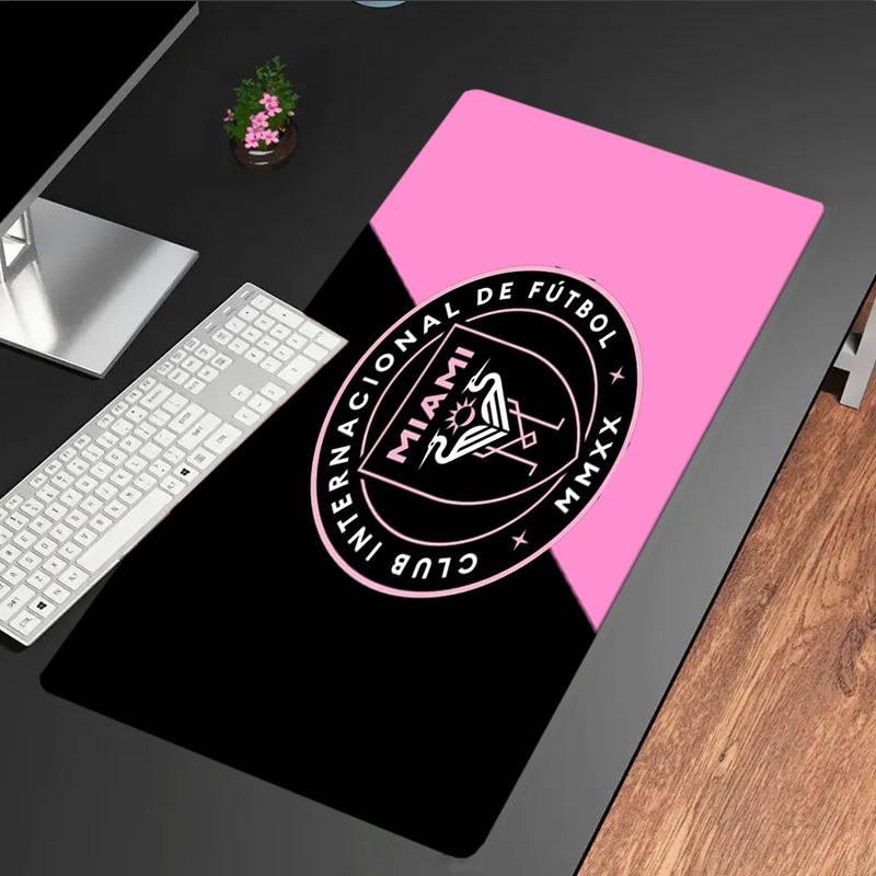 Inter Miami Fc Crest Mouse pad Mouse pad, Gaming Mouse Pad, keyboard pad, Desk Decor for computer notebook Fan Gift Birthday Gift