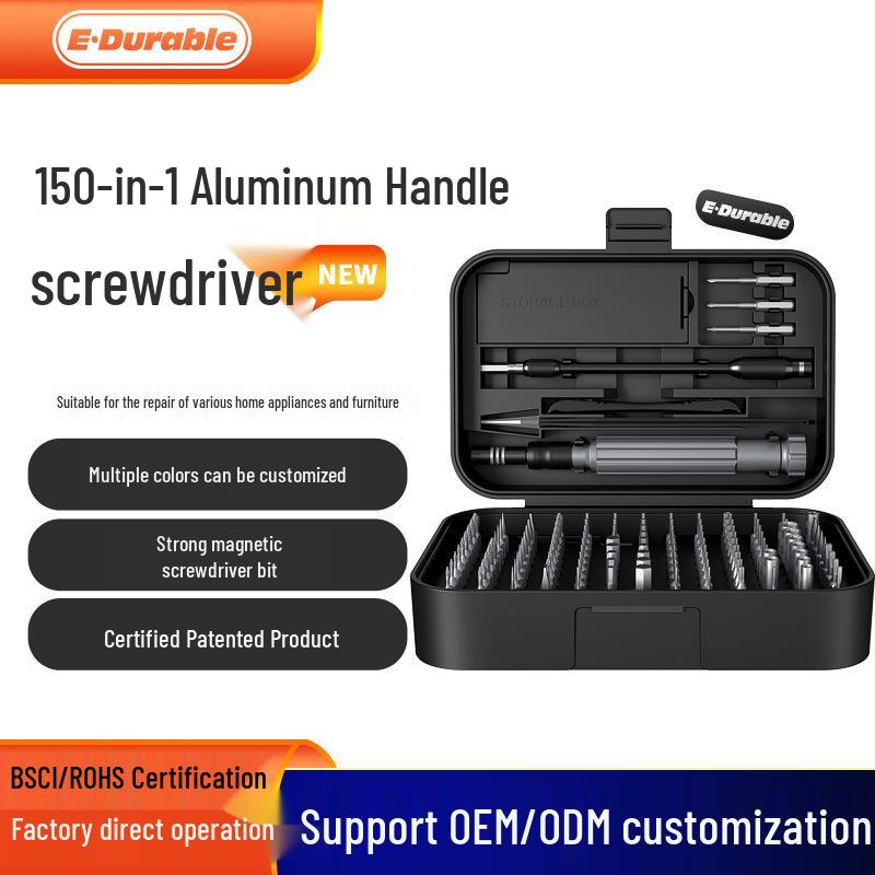 150-in-1 Precision Screwdriver Set with Aluminum Alloy Handle and S2 Steel for Mobile Phone Repair