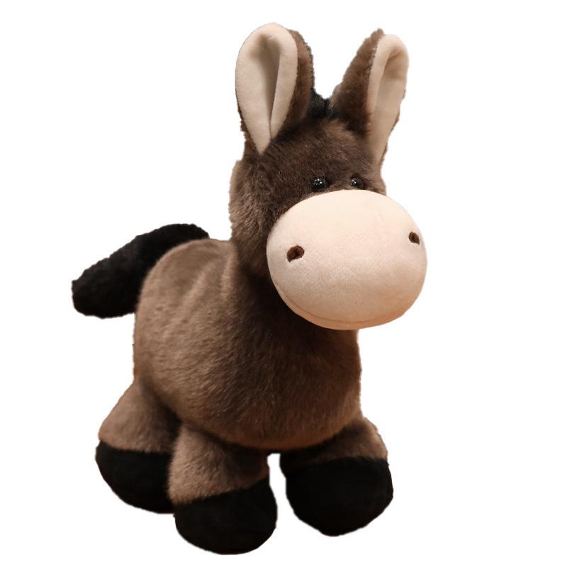 Cute Donkey and Sheep Farm Animal Educational Doll for Kids