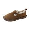 Vintersko Dame Casual Flats Mokasiner Myke Loafers Dame Mote Komfort Varm Plysj Slip-on Dame Bomullssko