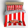Red-and-white stripes, Sunderland AFC. Bedding sets Duvet cover sets Duvet covers Pillowcases(1*Duvet Cover 2*Pillowcases without duvet insert)