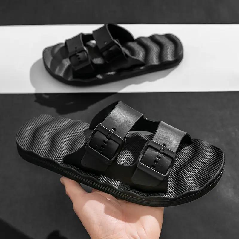 Fashion Slides Eva Pvc Platform Male Slipper Men's Shoe Designer Luxury 2025 Style Cheap Shoes Liquidation Trend Elegant Adult Fashion