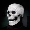 Halloween Mask Movable Jaw Full Head Skull Mask Halloween Decoration Horror Scary Mask Cosplay Party Decor Skull Helmet
