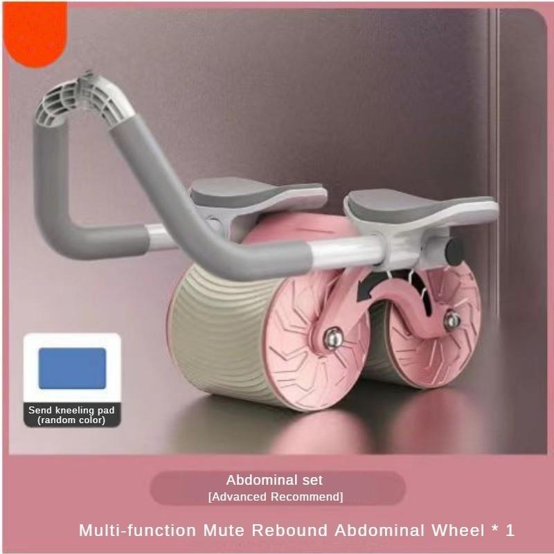 

Интеллектуальное оборудование для фитнеса с синхронизацией, встроенное в мощную пружину, бесшумное отскакивание, противоскользящее и поддерживающее здоровое колесо для живота, синхронизация отскока, колесо для живота
