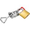 1Pc 4001/4002/4003 Lock Buckle Hinge Push Pull Toolbox Case Toggle Latch Clamp Anti-Slip Adjustable Quick Release Catch Clasp