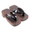 Geta wooden for burnt paulownia for boys [KYOETSU] (Japanese clogs) children, wood, (B2, measurement_23_point_0_centimeters)