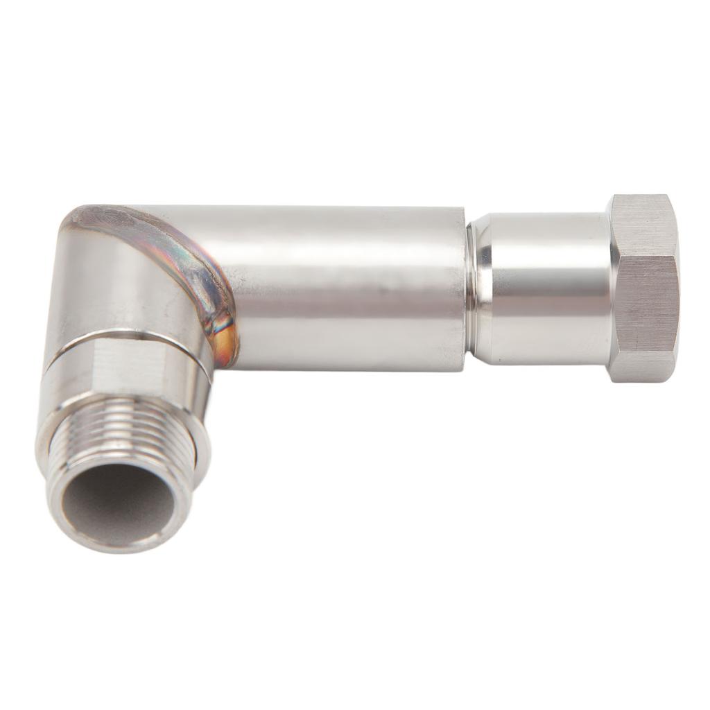 Oxygen Sensor Extender 90 Degrees  Angled M18x1.5 Steel Construction High Strength O2 Extension Spacer