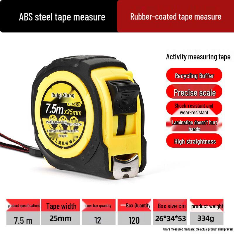 

Промышленная рулетка из нержавеющей стали, ударопрочная, доступна в размерах 5 м, 7,5 м и 10 м