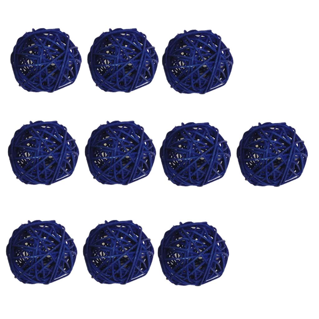 10x Weide Rattan Kugel Ranke Kugel Party Dekorationen Basteln Geschenke