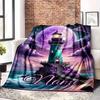 Home Customize Your Name Blankets Comfortable Soft Lightweight Multiseason Blanket For Picnics Sofas Offices Beds Living Rooms Perfect Gift For