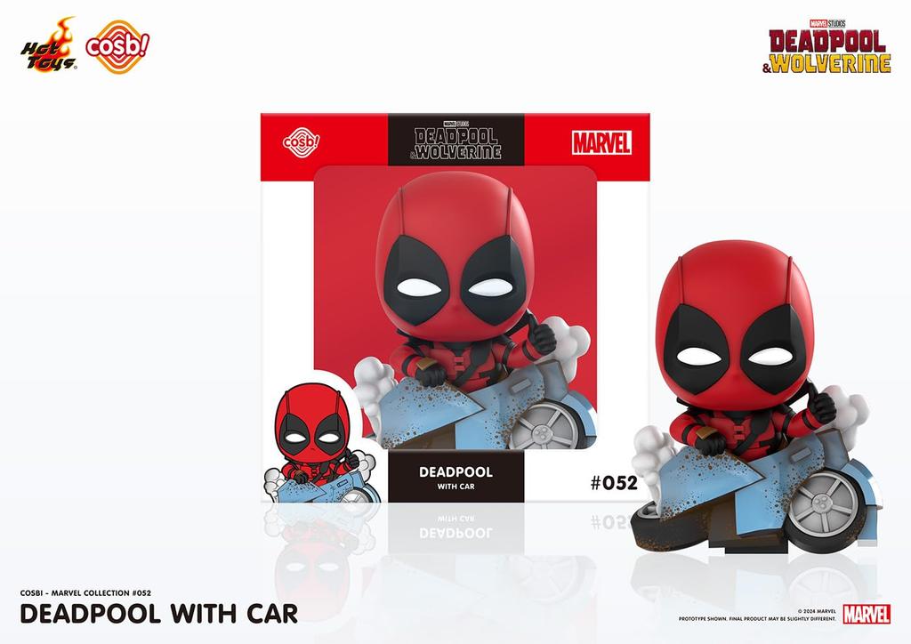 Cosby Marvel Collection Movie Deadpool Wolverine Deadpool Figure & #052 (Crash Car) Non-Scale