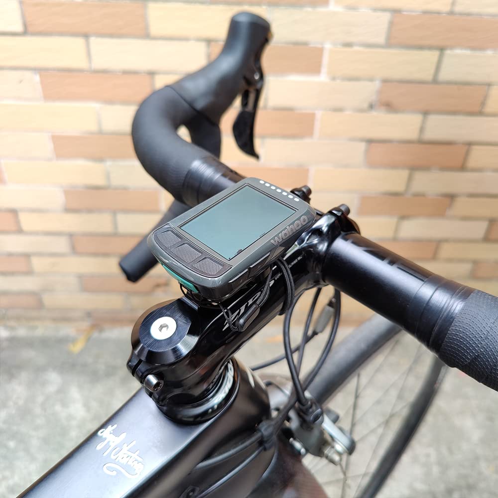 Cestbon Bike Stem Mount for Garmin Wahoo Bryton Rider Karoo Road Mountian Adjustable Handlebar Mount Out-Front Edge, Element, Stages, Dash,