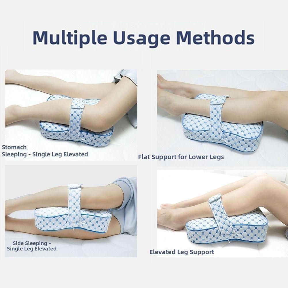 Adjustable Strap Maternity Leg Pillow Polyester Fill Knee Support Side Sleeping Pillow Lumbar Support PP Cotton