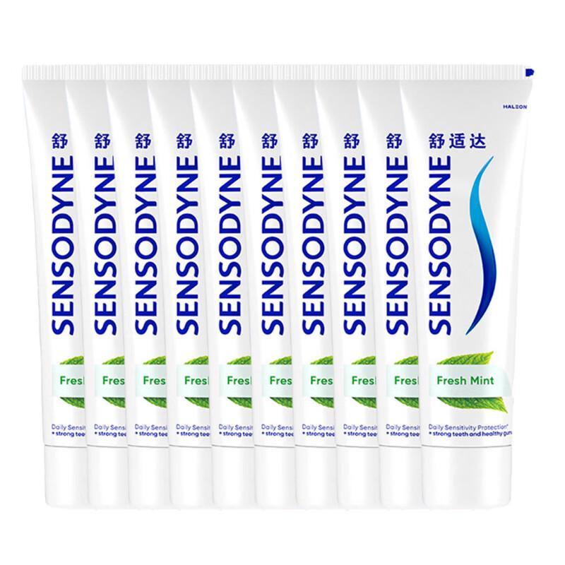 Sensodyne Fresh Mint Sensitive Care Toothpaste, 10-Pack