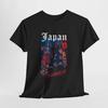 Japan Cat Cityscape Tee | Neon Tokyo Streetwear, Vintage Japanese Graphic
