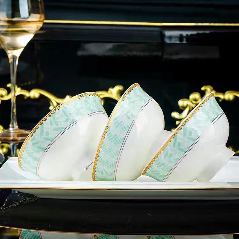 Cartoon Style Bone China Footed Rice Bowl