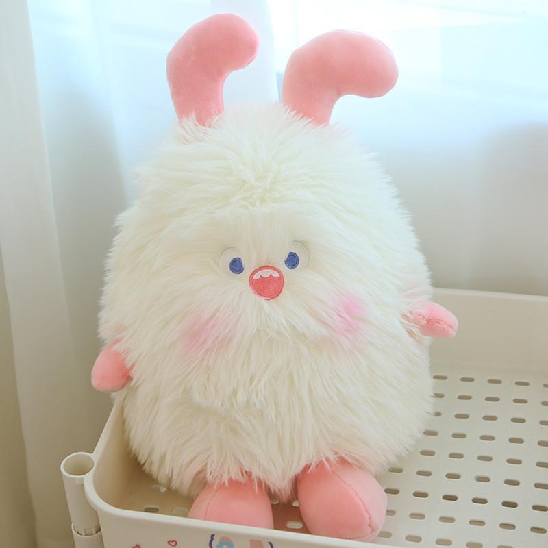 Small Monster Plush Toy Cartoon Big-eyed Monster Long-haired Doll Red Book Same Style Doll Pillow