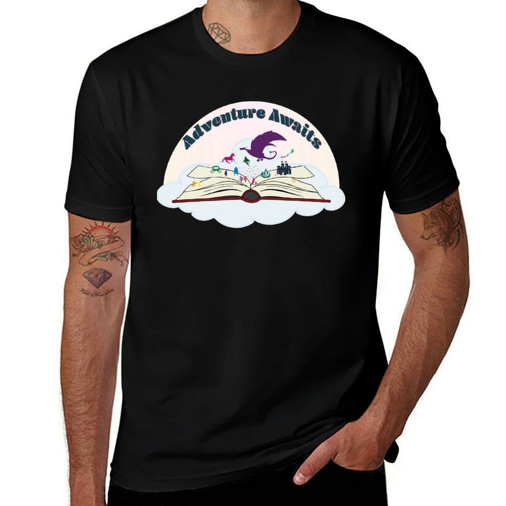 Adventure Awaits TShirt t shirts for man cotton soft t shirts cotton 100 TShirt