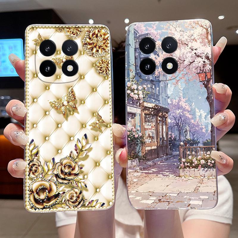 Phone Case For Vivo iQOO 15 Cat Wearing Pink Sunglasses Pattern Transparent TPU Soft Cover Shockproof Couple Protective Shell