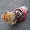 Warm Dog Coats Pets Leopard Pattern Tutu Coat Dress Puppy Hoodies Both Sides Wear Dog Clothes Puppy Clothes Ropa Perro