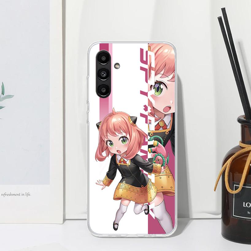 Anime Spy Family Anya Phone Case For Samsung Galaxy A17 A37 A57 A16 A26 A36 A56 A15 A25 A35 A55 A14 A24 A34 A54 A13 A23 A33 A53