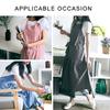 Cotton Linen Apron Pinafore Dress Cooking Apron Waitress Servant Apron Women Kitchen Apron for Cooking Gardening