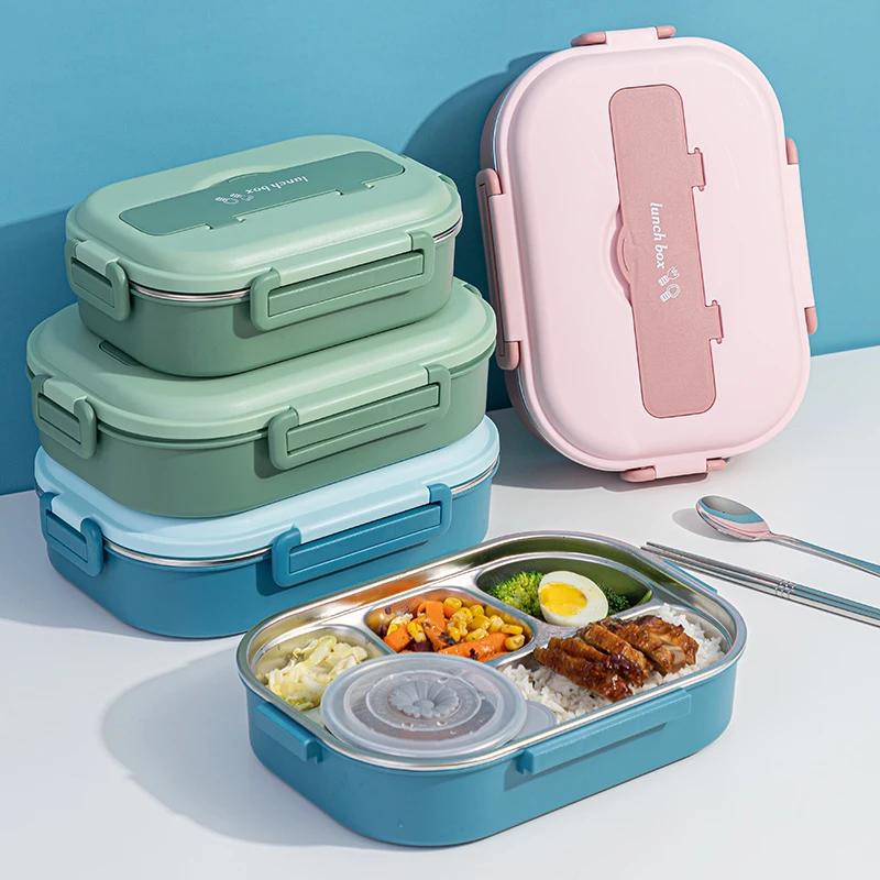 304 Stainless Steel 5-Compartment Lunch Box Set