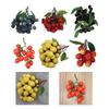 Artificial Friut Realistic Plastic Fruit Bunch of Simulation Fruit for Kitchen, Photography Props, 6 Kind of Fruit