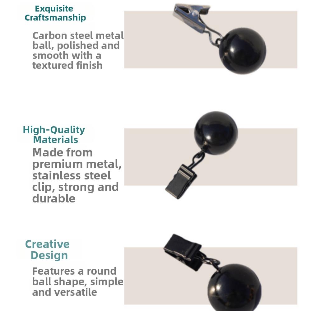 4 Pcs Gravity Ball Curtain Weight Ball Windproof Heavy Duty Drapery Weights Table Cover