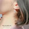 S925 Silver Needle Rhinestone Heart Earrings - Versatile Gift for Women