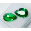 Natural Tourmaline Green Pear Shape 20.60 Ct CERTIFIED Loose Gemstones Pair A-2126