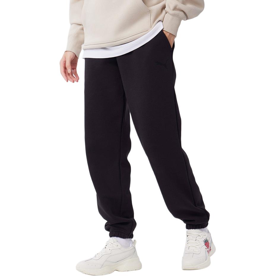 Puma ELEVATEDSWEAT PANT FL Casual Pants Women's Black 674083-01