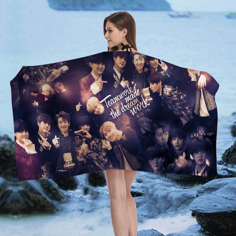 Dynamite Kpop Boys Big Microfiber Beach Towels Quick Dry Towel Sand Beach Towels Pool Towel For Travel Swim Pool Yoga