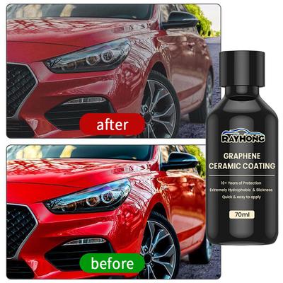 100ml Graphene Ceramic Coating UV Glow Car Paint Care Anti Scratch Hydrophobic Paint Protection Graphene Glass Plated Car Polish
