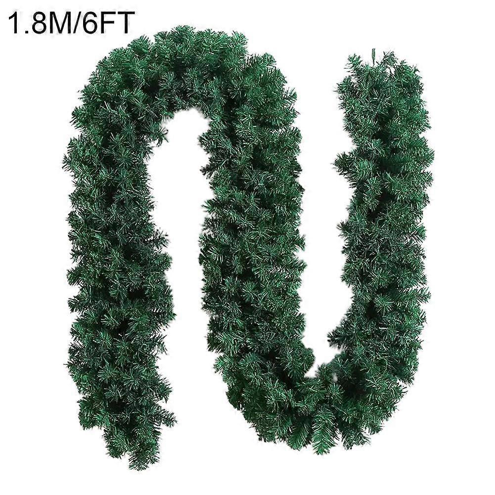 Festival Garland Artificial Snow-Flocked Festival Decorations Festival Decor