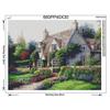 DIY Diamond Painting Landscape Garden Cottage Cross Stitch Pattern Resin Embroidery Full Drill Decor
