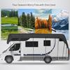 210D Oxford Cloth RV Roof Cover Waterproof Dustproof Sunshade Camping Canopy For Car Caravan Trailer