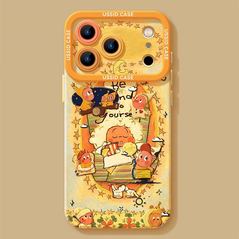 Apple Mobile Phone Case 17 Doll Suitable for iPhone16promax Girls High-value Magnetic Suction Bracket Soft Case