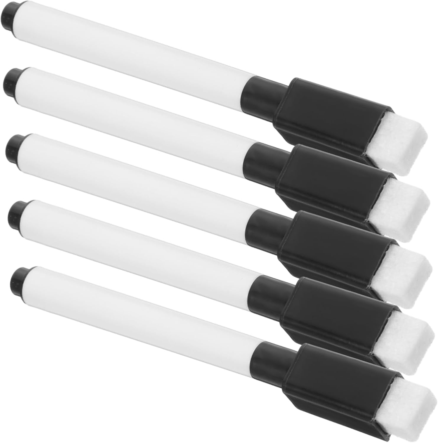 10 Pcs Whiteboard Pen Black Ink Erasable Marker Office School Stationery Supplies