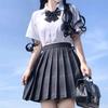 Jupe plissée à carreaux pour femme Nœud d'été Taille haute Mini-jupe de danse pour filles Mignonne Jupe trapèze Harajuku