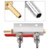 Muti Way Home Co2 Air Gas Manifold Distribution Splitter Beer 2 Way