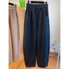 Women's High-Waist Loose Fit Lantern Harem Pants - Spring Casual Wear