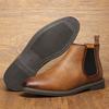 Retro Comfortable Men's Chelsea Boots Fashion  Brand Men Boots