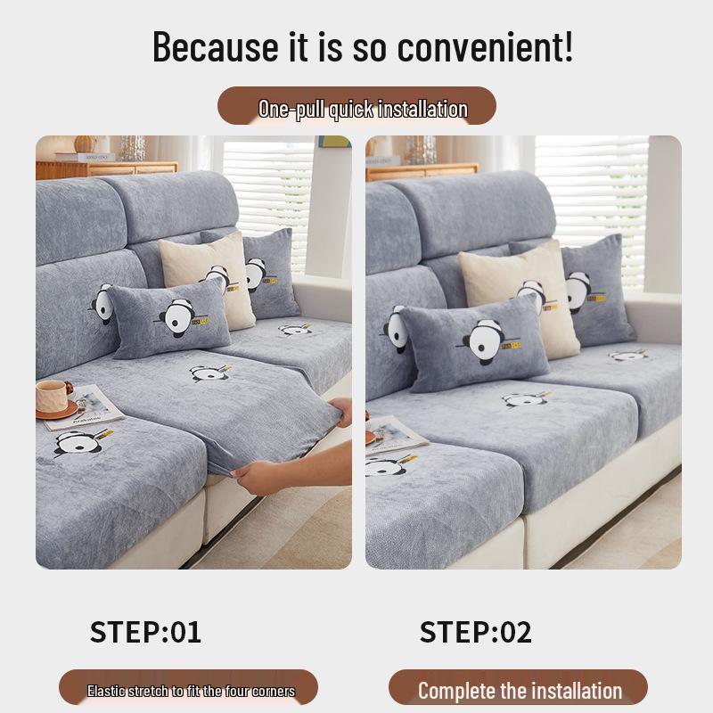 Chenille Universal Sofa Cover - 2025 Modern Full Wrap