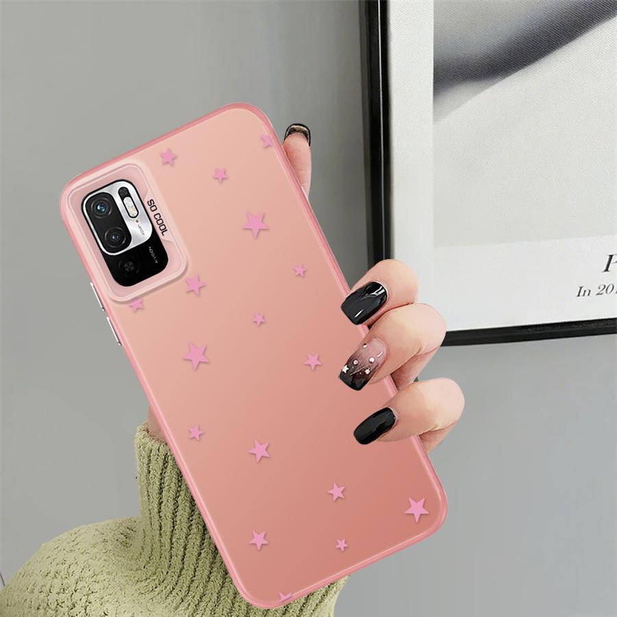 Case for Xiaomi Poco C50 X3 Pro X3 NFC C61 C51 Phone Cover Cute Simple Stars