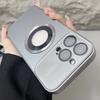 Luxury Matte Titanium Magsafe Metallic Phone Case For iPhone 16 Pro Ma 15 Plus  14 13 12 11 Glass Lens Camera Cover Funda