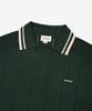 COVERNAT Skipper Collar Half Knit Green