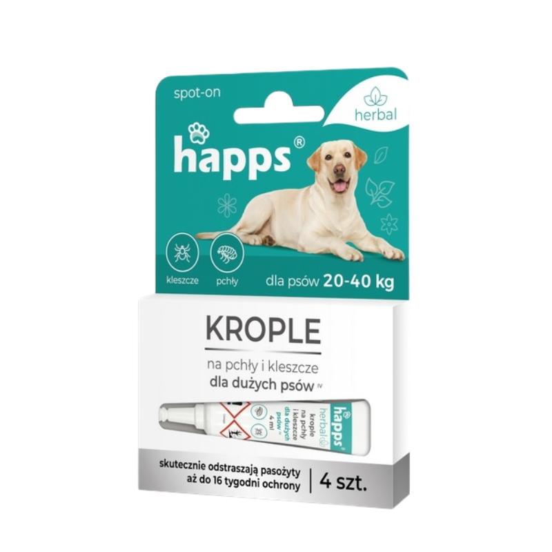 Herbal drops against fleas and ticks for large dogs 20-40 (price per package)